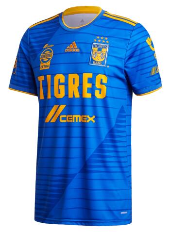 20 21 Tigres UANL Blue Away Soccer Jersey Shirt KIT20111321 Tigres UANL